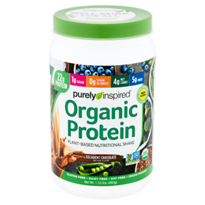 Purely Inspired Decadent Chocolate Organic Protein PlantBased