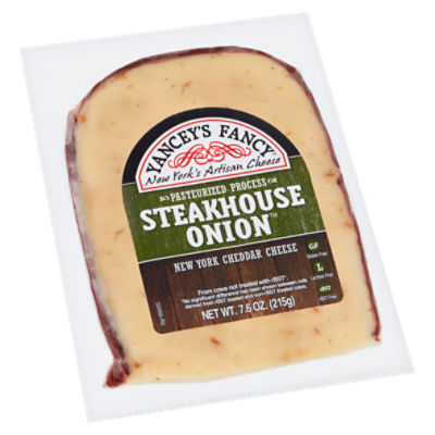 Yancey's Fancy Steakhouse Onion New York Cheddar Cheese, 7.6 oz