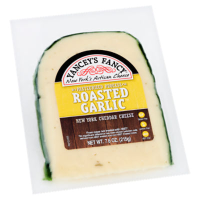 Yancey's Fancy Roasted Garlic New York Cheddar Cheese, 7.6 oz Fairway