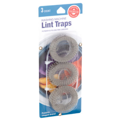 Brite Concepts Stainless Steel Washing Machine Lint Traps, 3 each