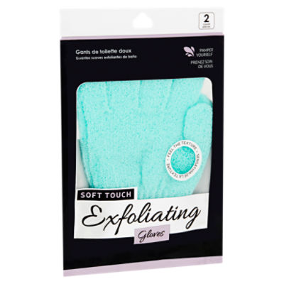 Jacent Soft Touch Exfoliating, Gloves
