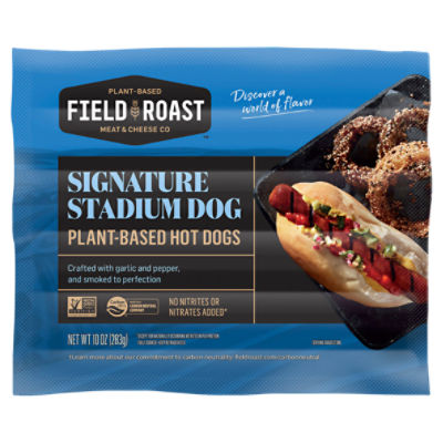 Field Roast Signature Stadium PlantBased Hot Dogs 10 oz ShopRite
