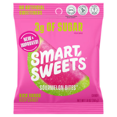 Smart Sweets Sourmelon Bites Watermelon, Candy