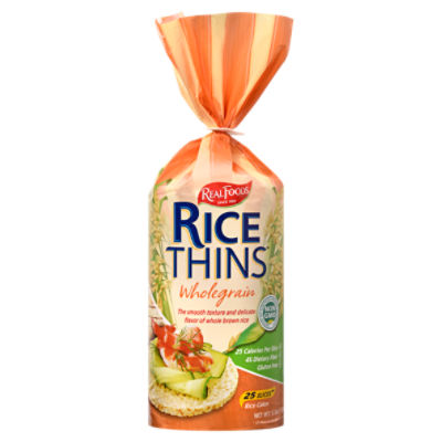 Real Foods Rice Thins Wholegrain Rice Cakes, 5.3 oz Fairway