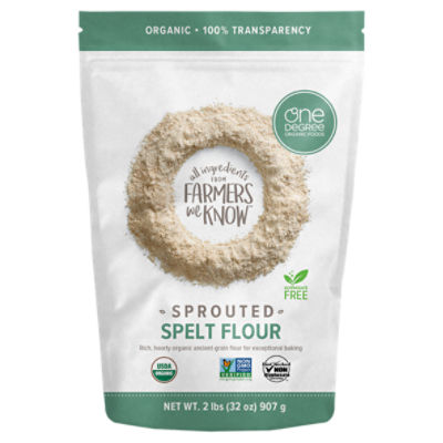 One Degree Organic Foods Sprouted Spelt Flour, 32 oz ShopRite