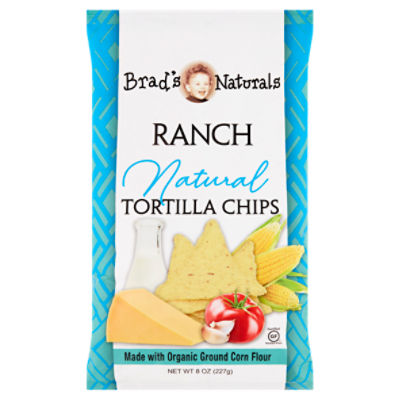 Brad's Naturals Ranch Tortilla Chips, 8 oz Fairway