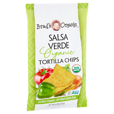 Brad's Organic Salsa Verde, Tortilla Chips
