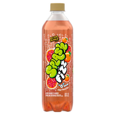 Splash Fizz, Blood Orange Flavor Sparkling Water Beverage, 20 Fl Oz