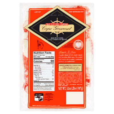 Cape Gourmet Salad Style, Crab Flavored Seafood