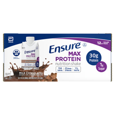 Ensure Max Protein Nutrition Shake Liquid Milk Chocolate