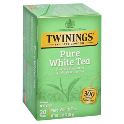 Twinings of London 100 Pure White, Tea Bags