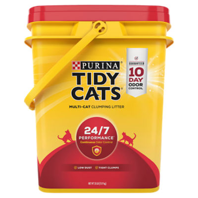 Purina Tidy Cats 24/7 Performance MultiCat Clumping Litter, 35 lb
