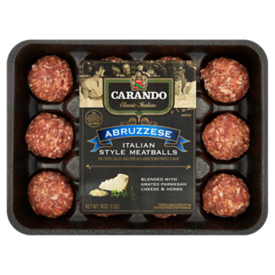 Carando Abruzzese Italian Style Meatballs, 12 count, 16 oz ShopRite