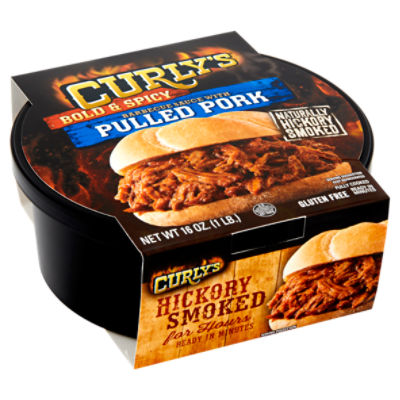 Curly's Bold & Spicy Barbecue Sauce, Pulled Pork