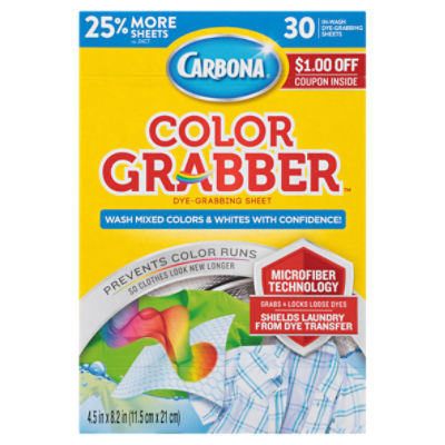 Carbona Color Grabber DyeGrabbing Sheet, 30 count ShopRite