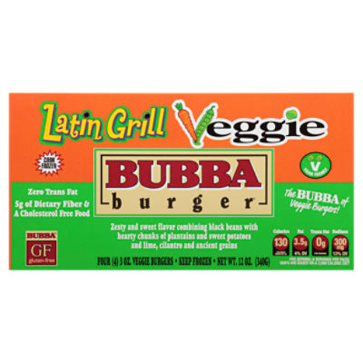 Bubba Burger Latin Grill Veggie Burgers 4 ea