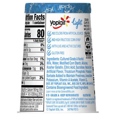 Yoplait Light Vanilla Yogurt Weight Watchers Points Shelly Lighting