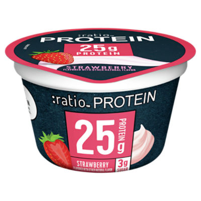 ratio Protein Strawberry, Dairy Snack