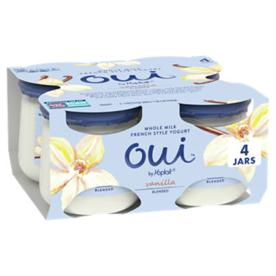 oui by Yoplait Vanilla French Style Yogurt, 5 oz, 4 count The Fresh