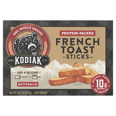 Kodiak Buttermilk ProteinPacked French Toast Sticks, 14.5 oz The