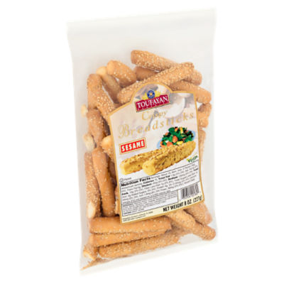 Toufayan Bakeries Sesame Crispy Breadsticks, 8 oz