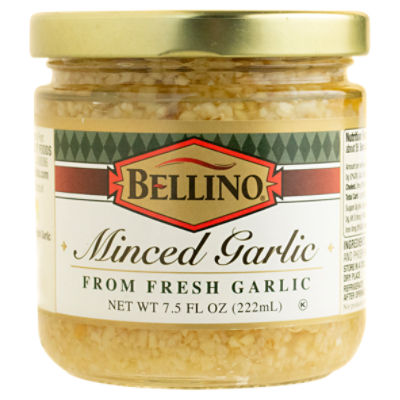 Bellino Minced Garlic, 7.5 fl oz ShopRite