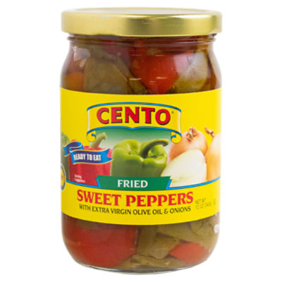 CENTO FRIED SWEET PEPPERS WITH ONIONS 12 OZ, (2) PACK, 45 OFF