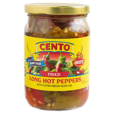 Cento Fried Long Hot Peppers with Extra Virgin Olive Oil, 12 oz The Fresh Grocer