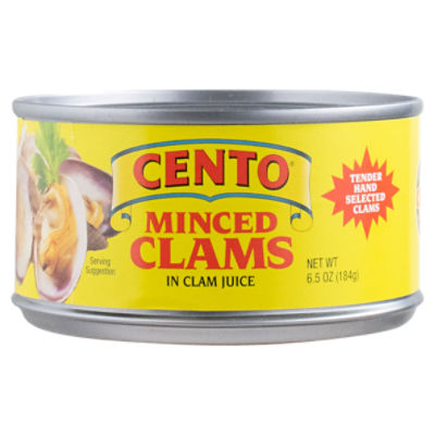 CENTO Minced Clams in Clam Juice, 6.5 oz The Fresh Grocer
