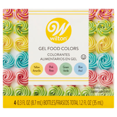 Wilton Gel Food Colors, 0.3 fl oz, 4 count ShopRite