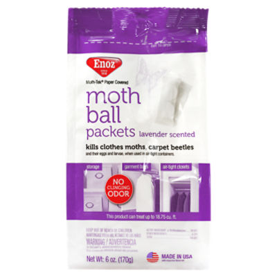 Enoz MothTek Packets Lavender, 6 oz