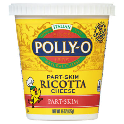 PollyO PartSkim Ricotta Ricotta Cheese 15 oz ShopRite
