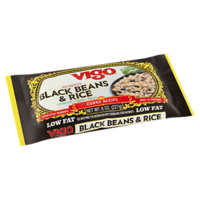 Vigo Low Fat Authentic Black Beans & Rice, 8 oz ShopRite