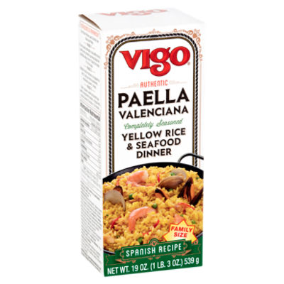 Vigo Authentic Paella Valenciana Completely Seasoned Yellow Rice