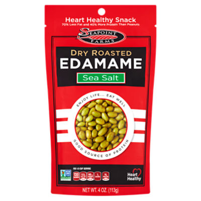 Seapoint Farms Sea Salt Dry Roasted Edamame, 4 oz ShopRite