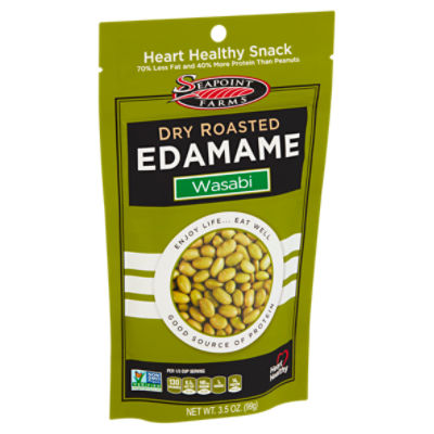 Seapoint Farms Wasabi Dry Roasted Edamame, 3.5 oz