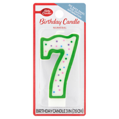 Betty Crocker Numeral 7 Birthday Candle ShopRite