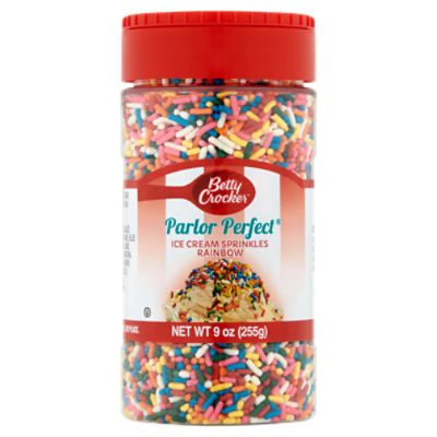 Betty Crocker Parlor Perfect Rainbow Ice Cream Sprinkles, 9 oz ShopRite
