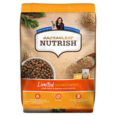 Rachael Ray Nutrish Lamb Meal & Brown Rice Recipe, Natural Food for