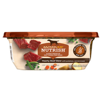 Rachael Ray Nutrish Hearty Beef Stew Super Premium Wet Food for Dogs, 8 oz
