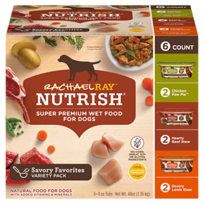Rachael Ray Nutrish Savory Favorites Super Premium Wet Food for Dogs