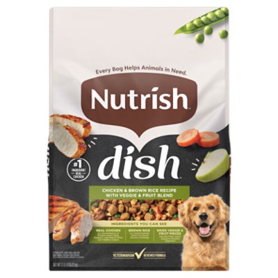 Rachael Ray Nutrish Dish Chicken & Brown Rice Recipe Super Premium Food