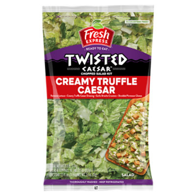 Fresh Express Twisted Creamy Truffle Caesar Chopped Salad Kit, 9.3 oz