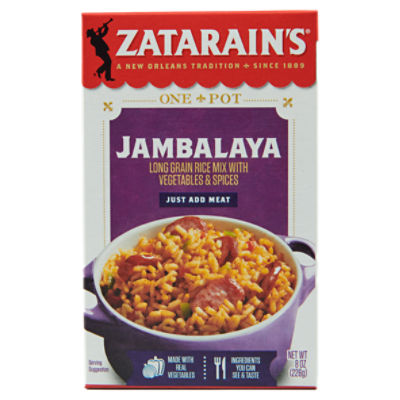 Zatarain's Jambalaya Rice, 8 oz ShopRite