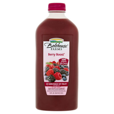 Bolthouse Farms Berry Boost 100 Fruit Juice Smoothie, 52 fl oz Fairway
