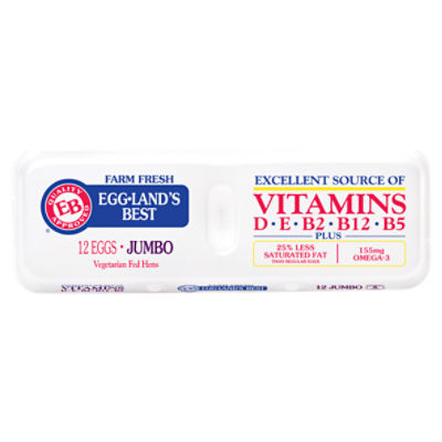 Eggland's Best 12ct Jumbo White Eggs ShopRite