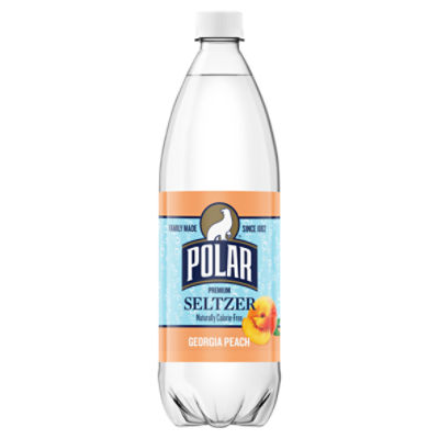 Polar 100 Natural Peach Seltzer, 1 Liter
