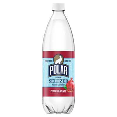 Polar Premium Pomegranate Seltzer, 33.8 fl oz Dearborn