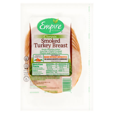 Empire Kosher Natural Smoked Turkey Breast, 7 oz Fairway