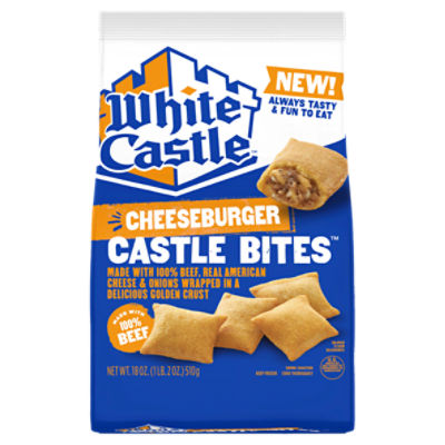 White Castle Cheeseburger Castle Bites, 18 oz ShopRite